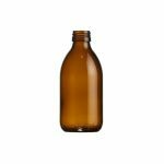 Syrup bottle - obus - amber glass - without cap