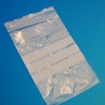 Zipper bags with writing area - 50µm - LDPE